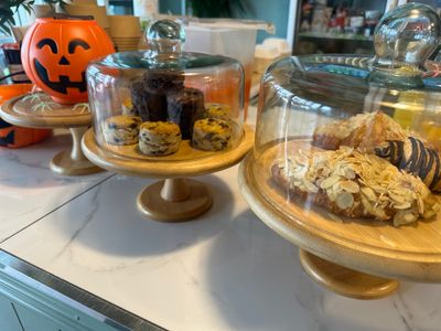 Chocolate scones or regular scones with clotted cream 