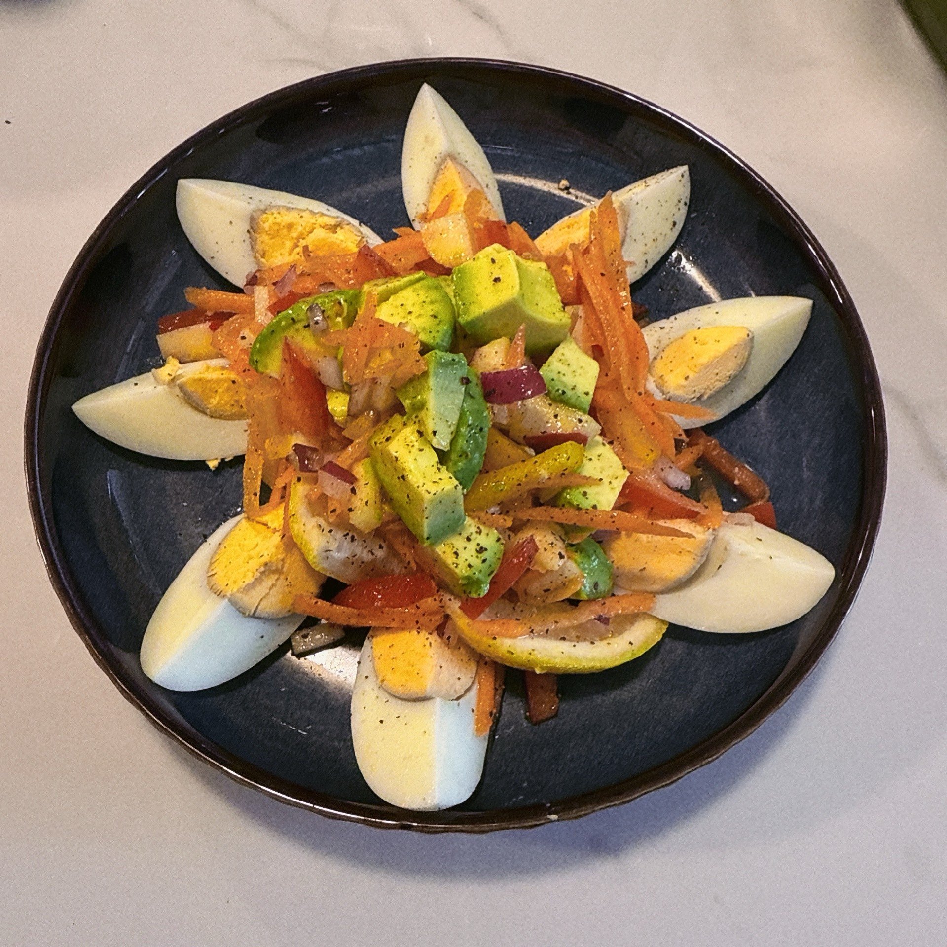 Breakfast Bowls - Boiled Eggs and Avocado 1