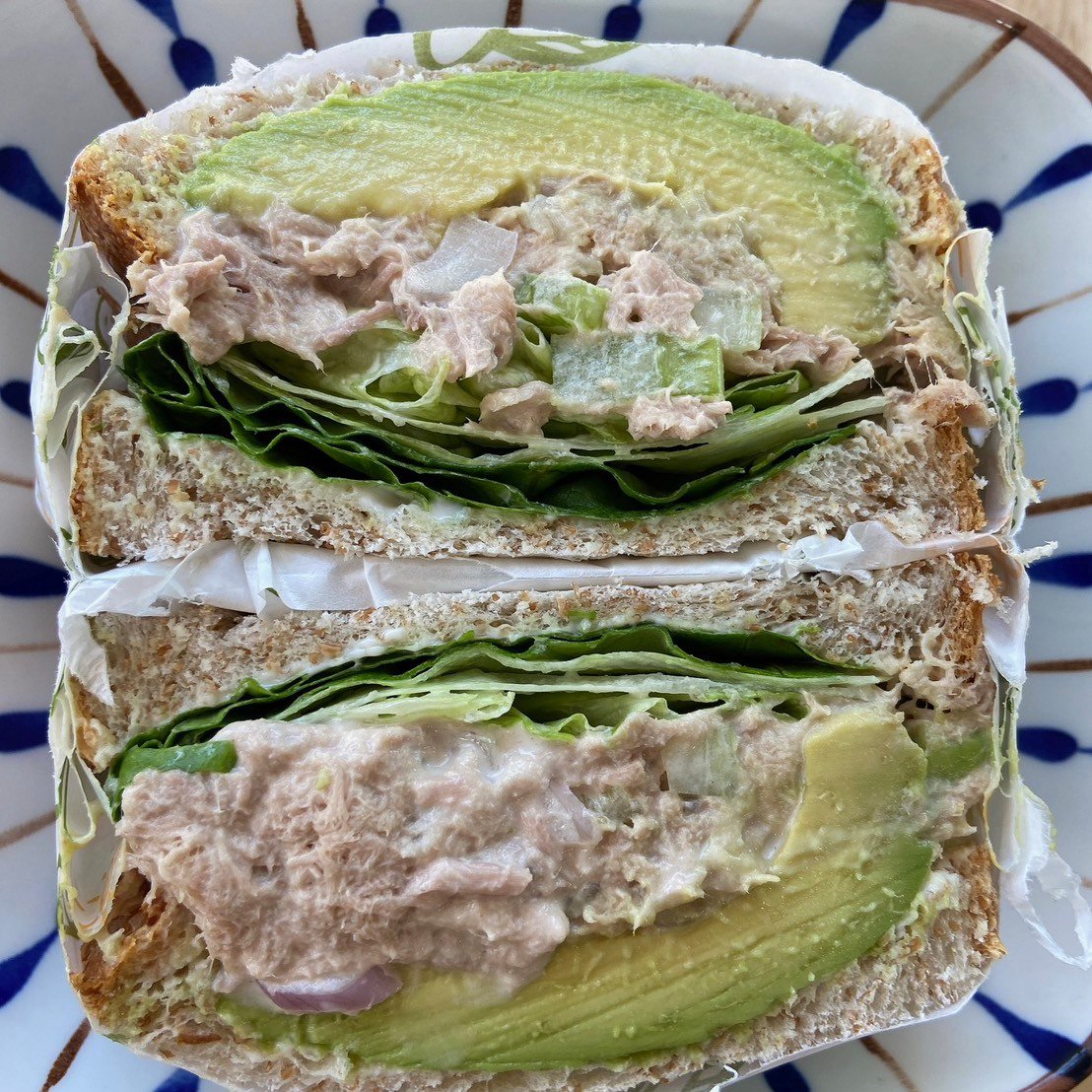 Classic Tuna Celery Sandwich