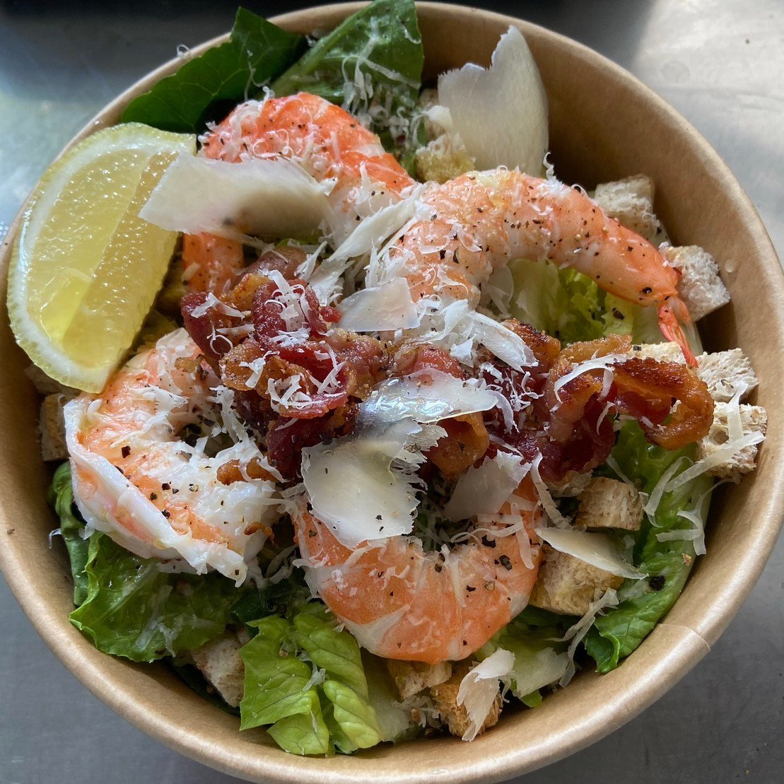 Salads - Prawn Caesar Salad 1
