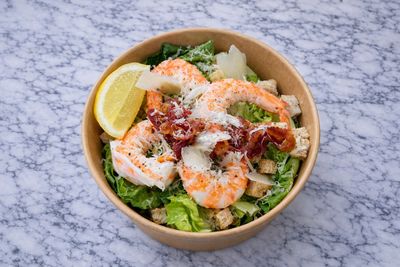 Salads - Prawn Caesar Salad 1