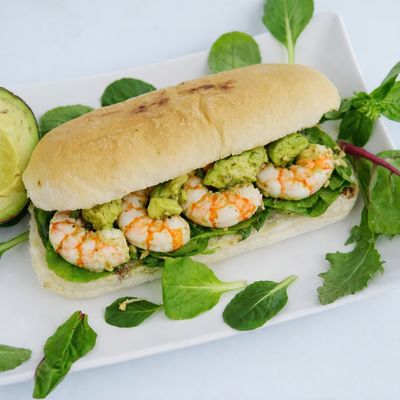 Grilled Sandwiches - Prawns Avocado Pesto Grilled Sandwich 1