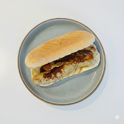 Breakfast Menu - Sausage Roll Sandwich 1